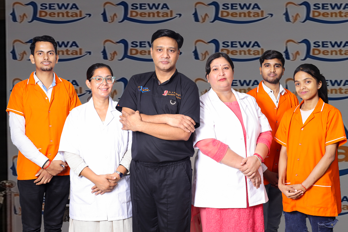 team member of sewa dental clinic varanasi